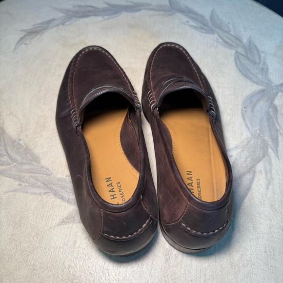Cole Haan Mens Hayes Leather Grand Series Penny Loafers Size 10 - Picture 2 of 13